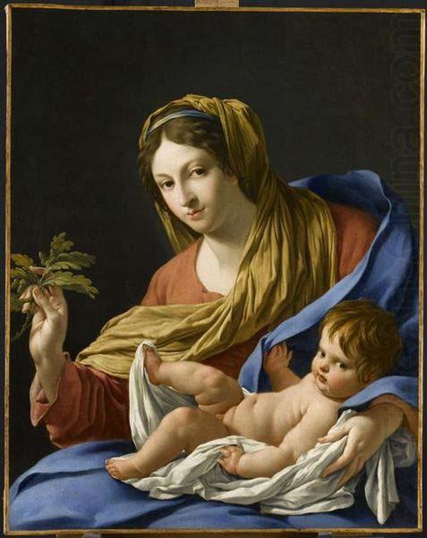 Hesselin Virgin and Child, Simon Vouet